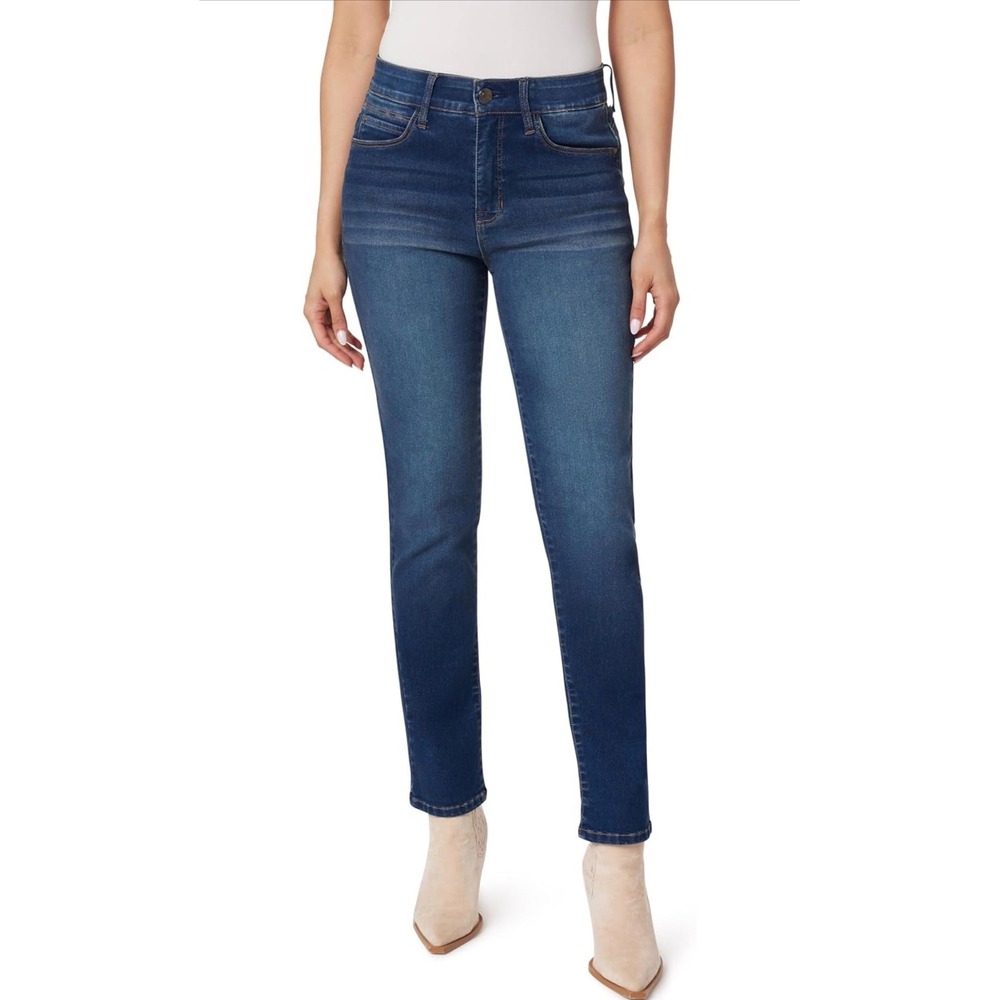 Angels Forever Young Everluxe Sculpt Straight Ankle Jeans Blue Size 12/31 NEW